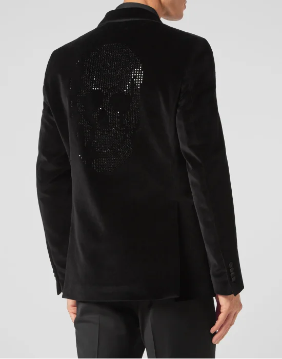 Velvet Blazer Lord fit Crystal Skull