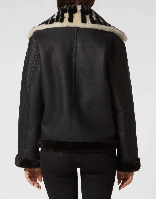 Eco Mutton Aviator Jacket Philipp Plein TM