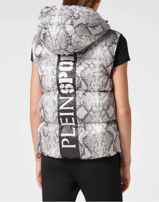 Nylon Puffer Gilet Pitone