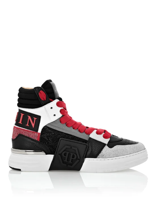 HI-TOP SNEAKERS PHANTOM KICK$ CRYSTALS