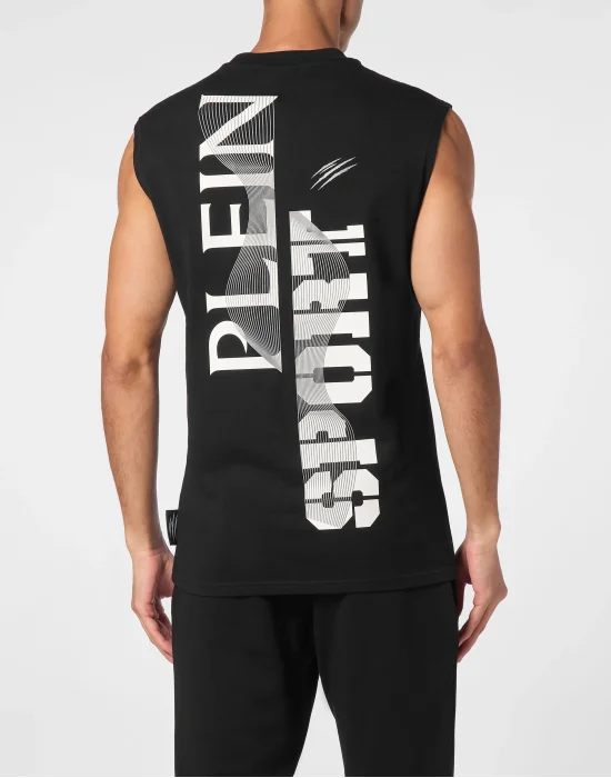 Sleeveless T-shirt Round Neck SS Wave