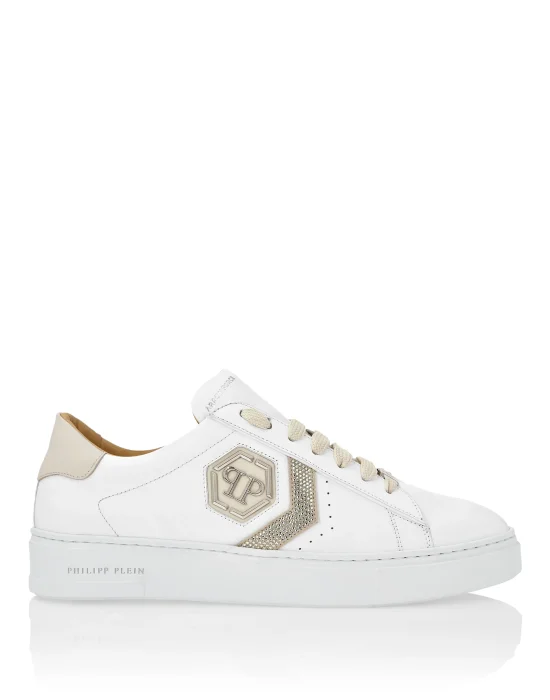 Lo-Top Leather Arrow Force Strass Sneakers