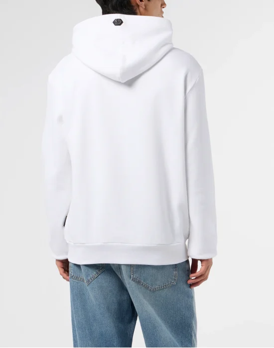 Washed Hoodie Sweatshirt Plein Eagle