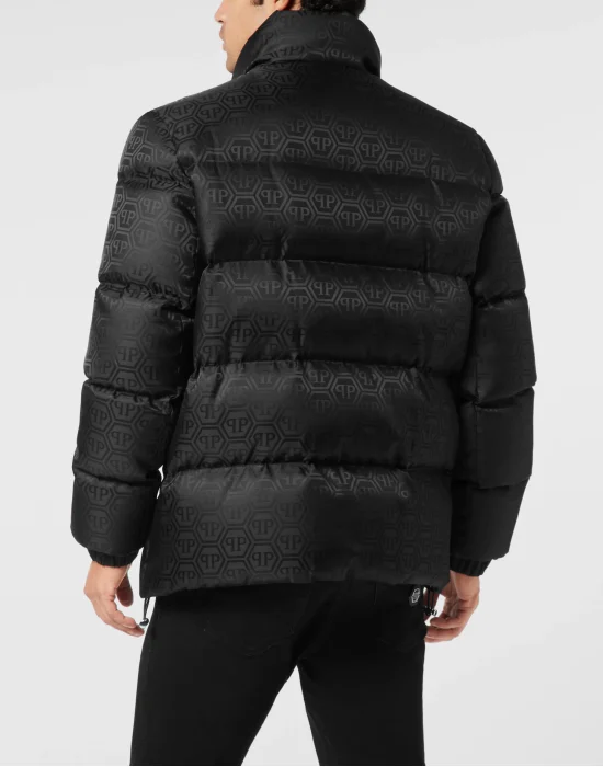 Short Nylon Puffer Jacket Monogram