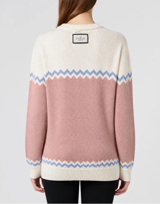 Embroidered Roundneck Pullover Fairy