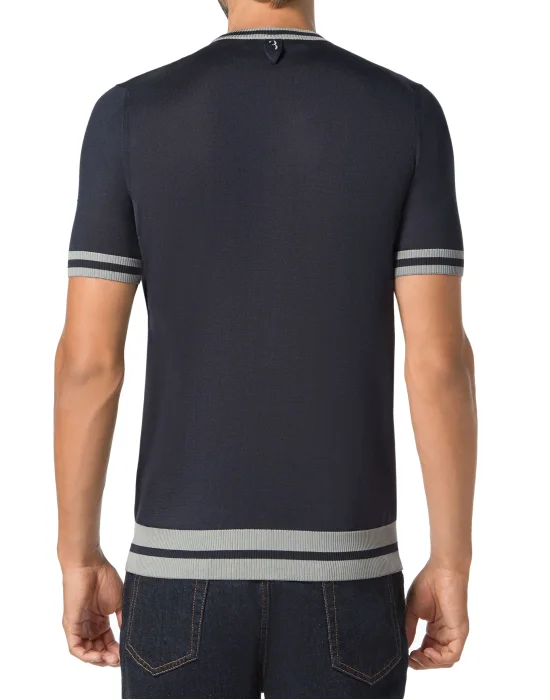 Pullover Round Neck SS Double B
