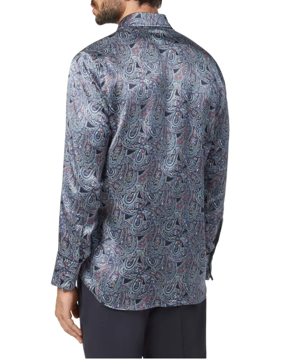 Shirt Gold Cut LS/Milano Paisley