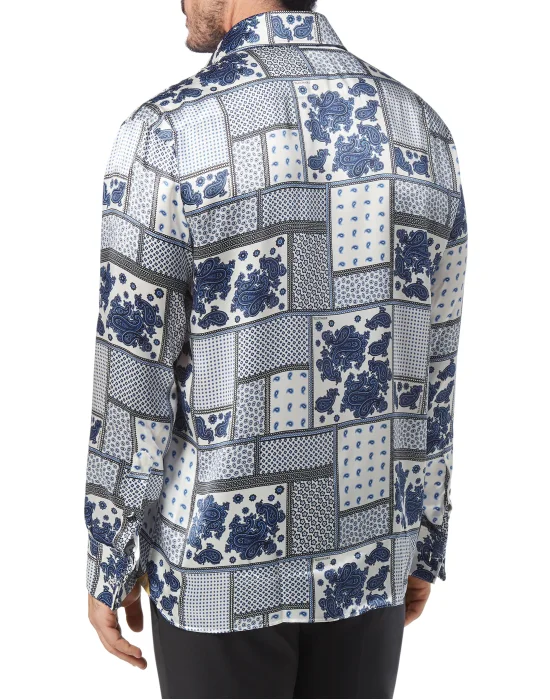 Shirt Gold Cut LS/Flavio Paisley