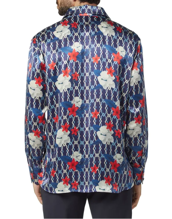 Shirt Gold Cut LS/Flavio Flowers