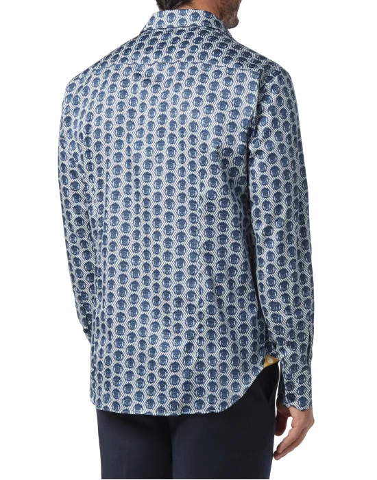 Shirt Gold Cut LS/Milano Lion