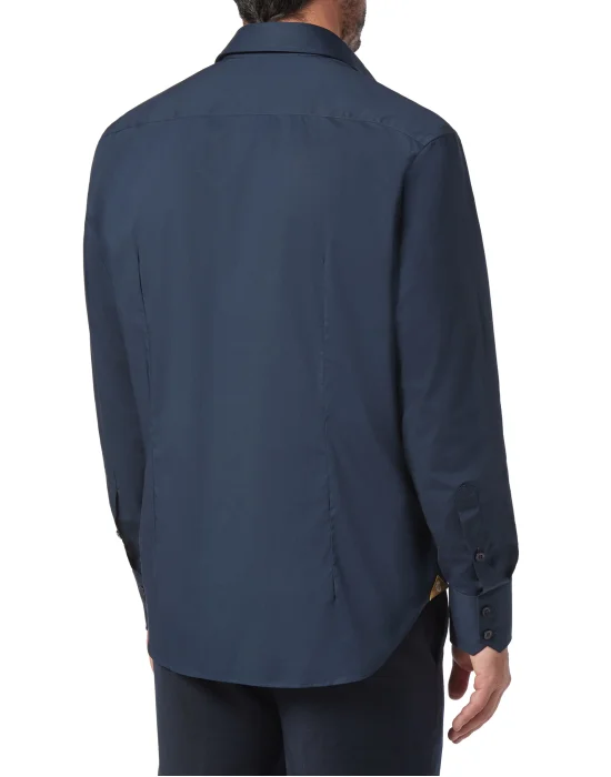 Shirt Gold Cut LS/Milano Crest