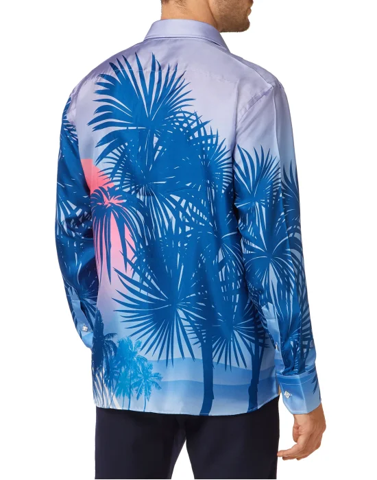 Silk Shirt Gold Cut LS Billionaire in the space
