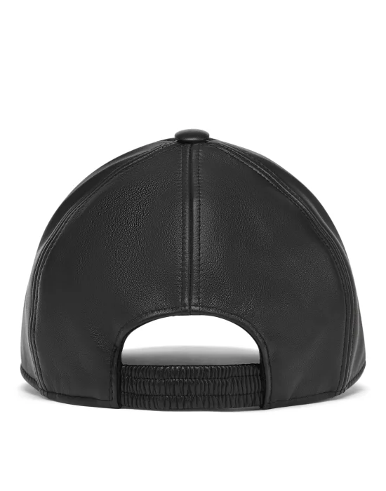 Leather Baseball Cap