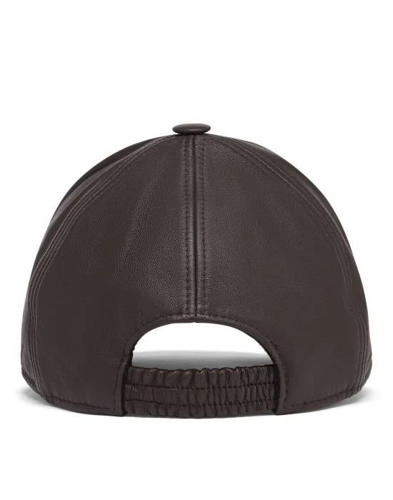 Leather Baseball Cap