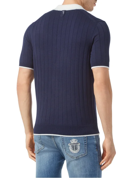 Cotton/Wool Polo Shirt SS