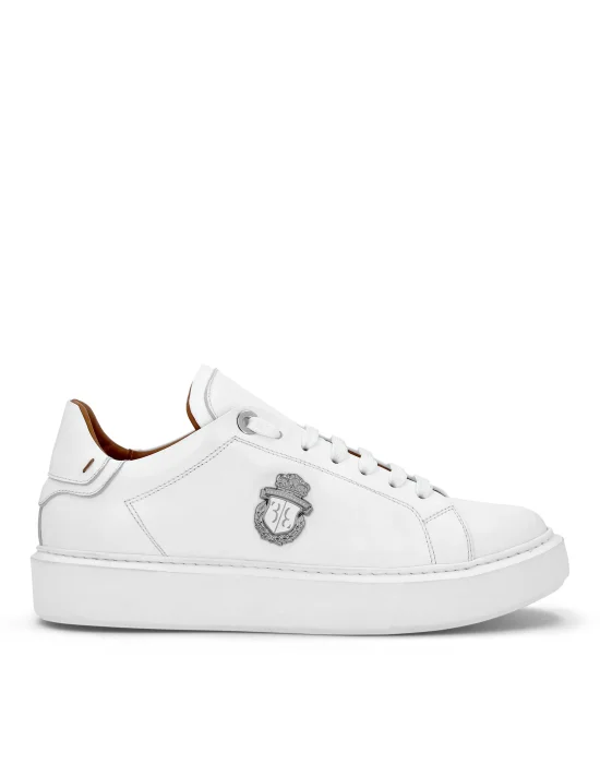 Leather Lo-Top Sneakers