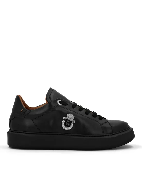Leather Lo-Top Sneakers