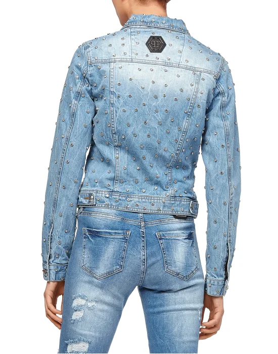 Denim Jacket "Crystals Mind"