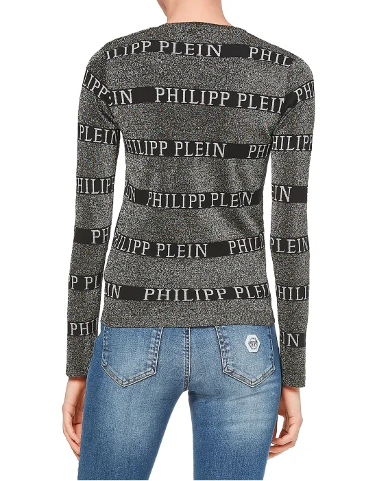 PULLOVER ROUND NECK LS "Shining Stripes"