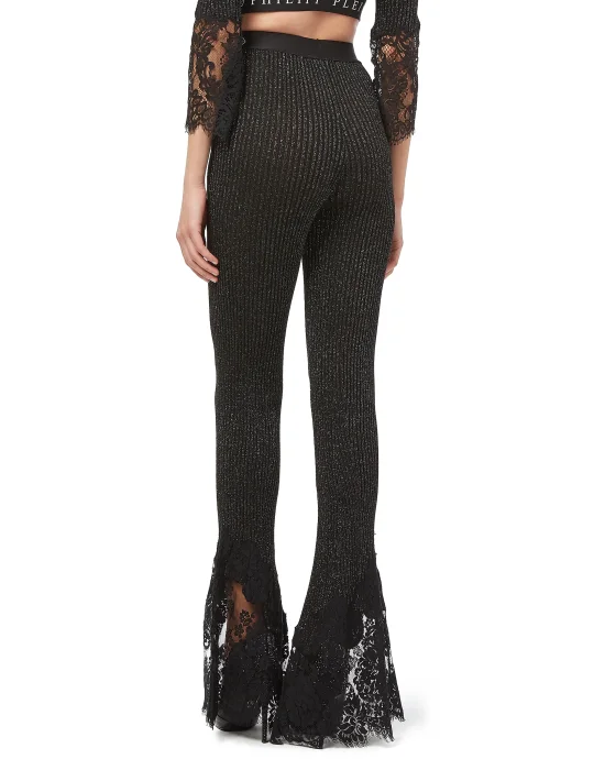 Knit Jogging Trousers  "Elegant Lace"