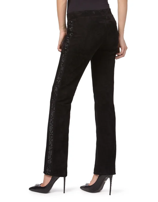 Leather Jogging Trousers "Too Good"