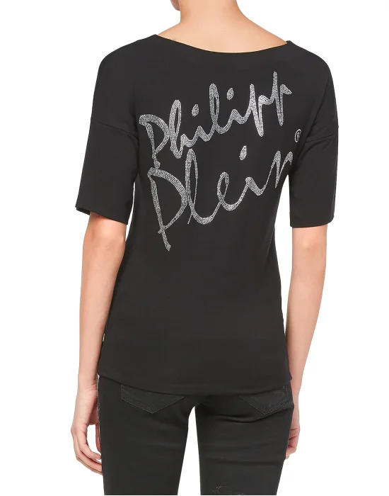 T-shirt Round Neck SS "Shiny Philipp Plein"