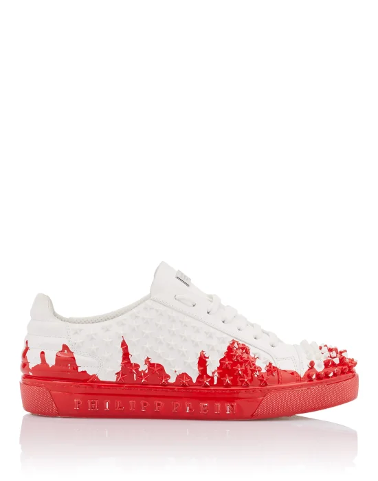 Lo-Top Sneakers "Painted"