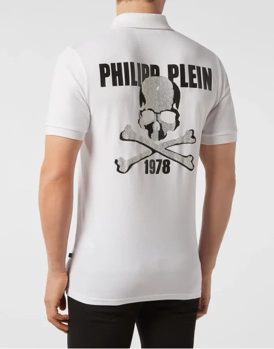 Slim Fit Polo shirt SS Skull