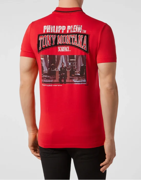 Slim Fit Polo shirt SS Scarface