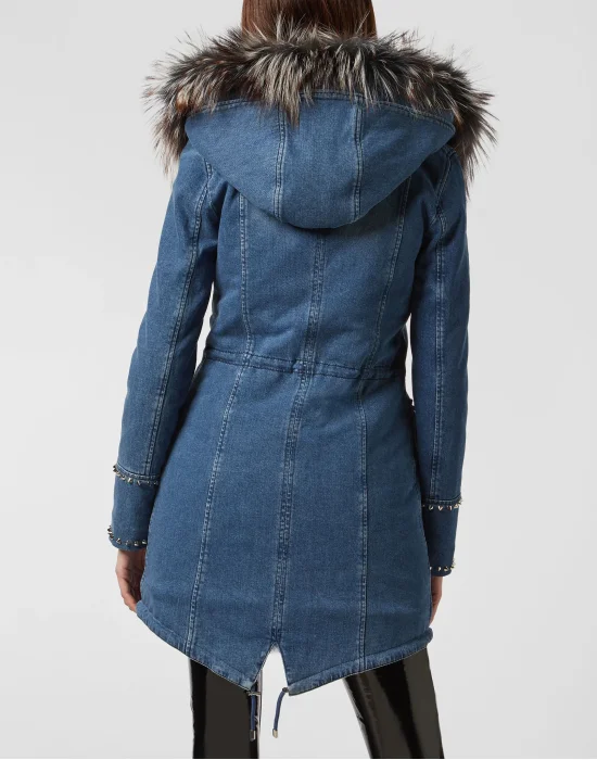 Denim Coat Statement