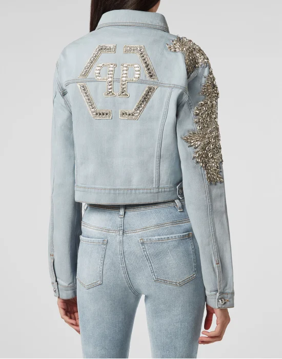 Denim Jacket Crystal