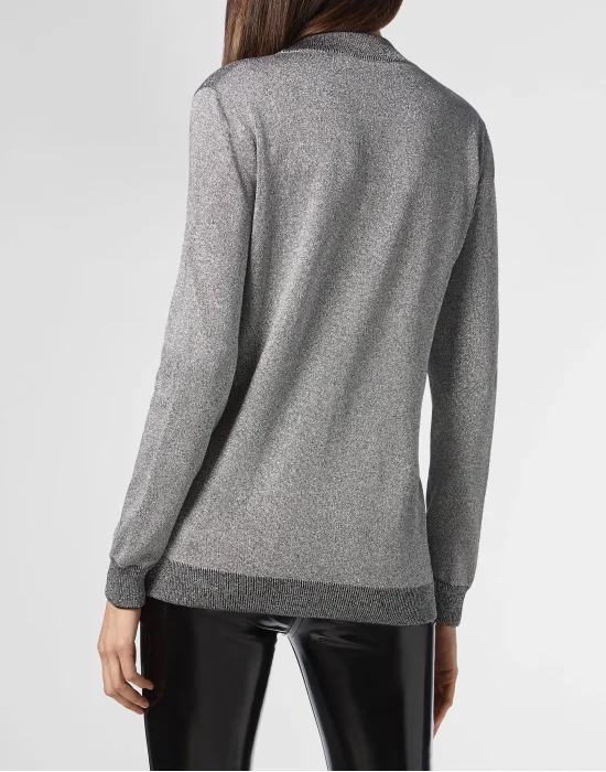 Pullover Round Neck LS Lurex