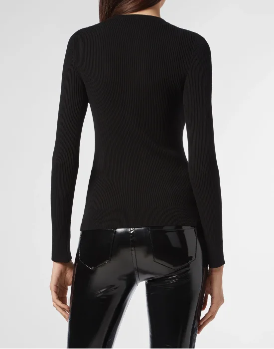Pullover Round Neck LS Statement