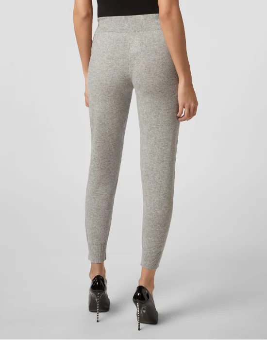 Knit Jogging Trousers Skull