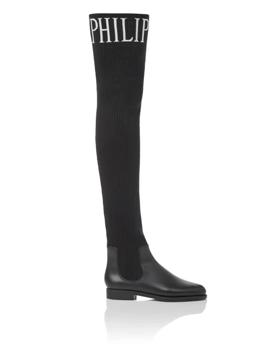 Boots Flat High Philipp Plein TM