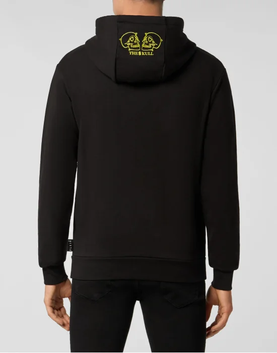 Hoodie sweatshirt Outline Skull