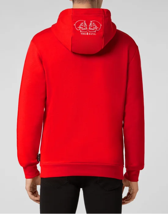Hoodie sweatshirt Outline Skull