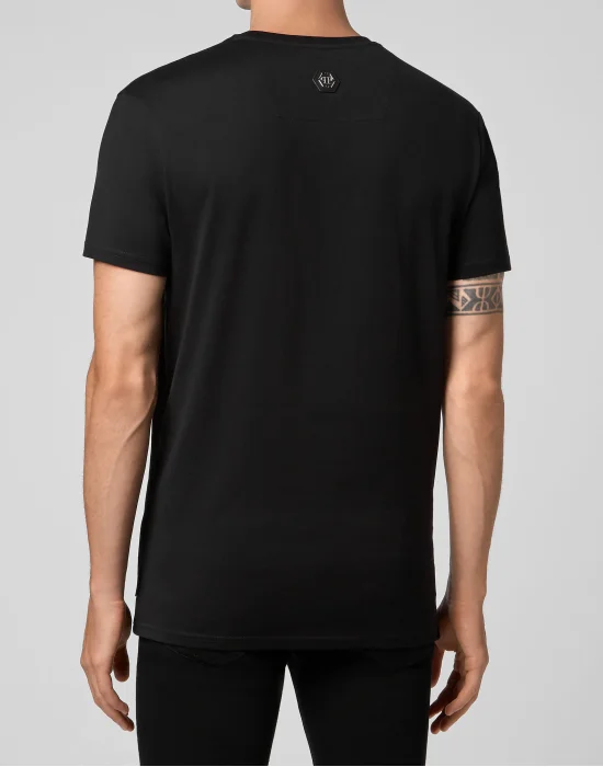 T-shirt Round Neck SS Skull on fire