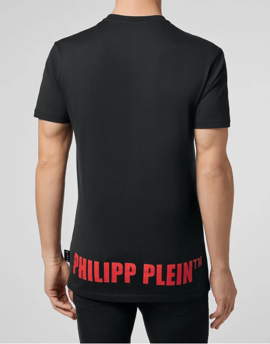 T-shirt Round Neck SS Skull on fire