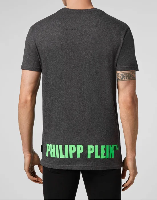 T-shirt Round Neck SS Skull on fire