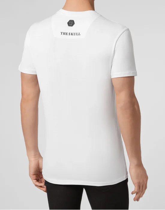 T-shirt Round Neck SS Outline Skull