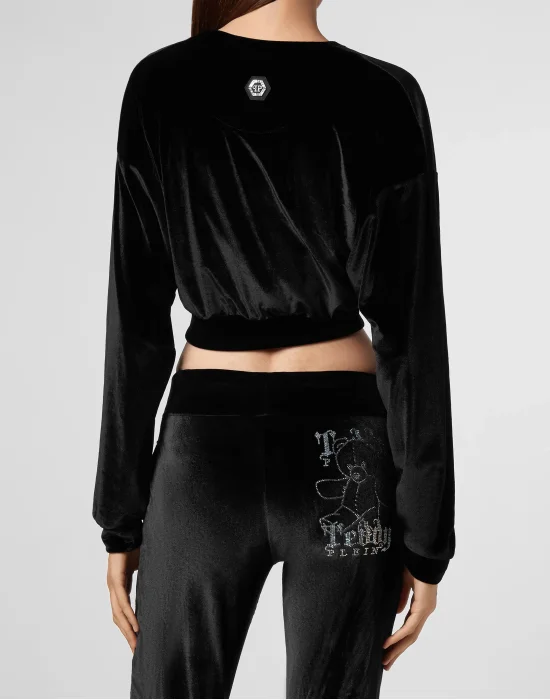 Sweatshirt LS Monogram Teddy Bear