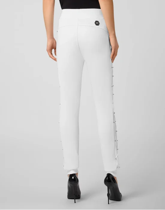 Jogging Trousers Net Crystal Touch Fringe