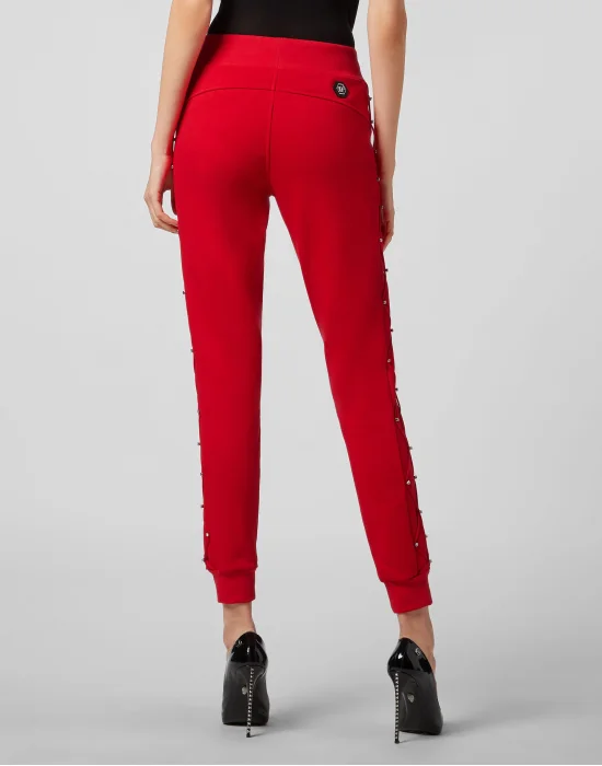 Jogging Trousers Net Crystal Touch Fringe