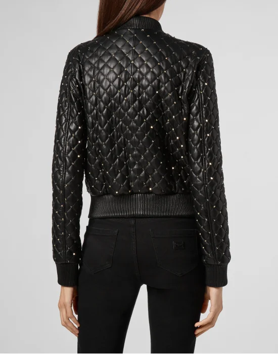 Leather Bomber Studs