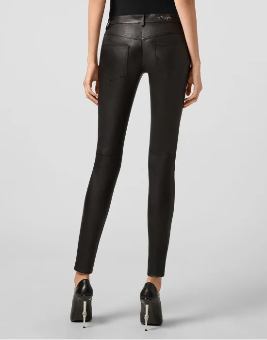 Leather Trousers Long
