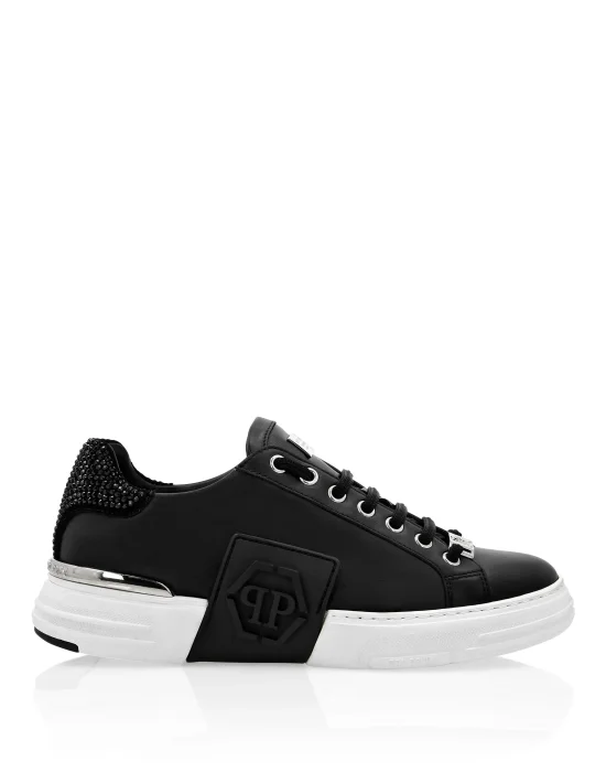 PHANTOM KICK$ Lo-Top Leather and Crystal