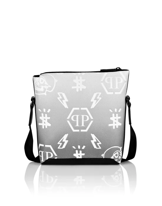 Leather Cross body Degradè print Monogram
