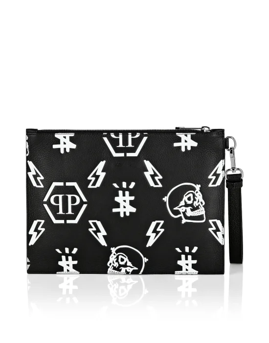 Leather Minaudiere print Monogram