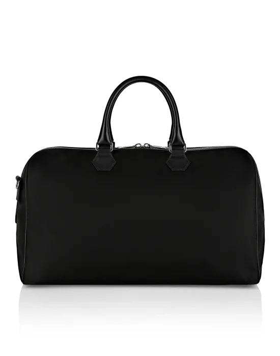 Nylon Medium Travel Bag Iconic Plein